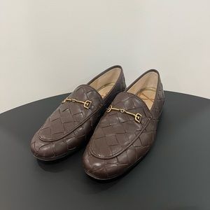 Sam Edelman Loraine Woven brown loafers